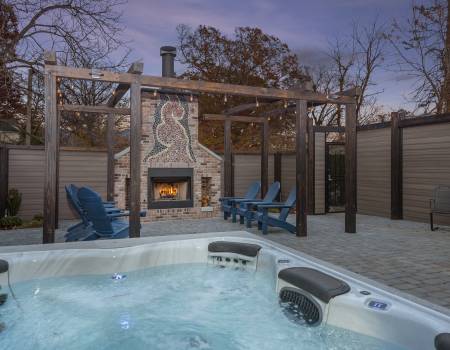 discount cabin hot tub